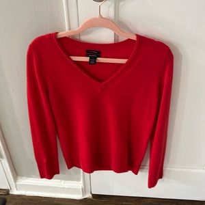Halogen 100%  Cashmere sweater size small color red